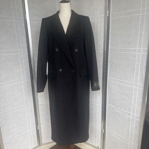 NWT Aritzia Babaton Black Constant Coat sz XL